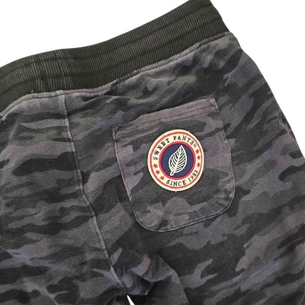 Pants Camo Joggers Unisex Small Grey Black Sweatpants‎ Loungewear